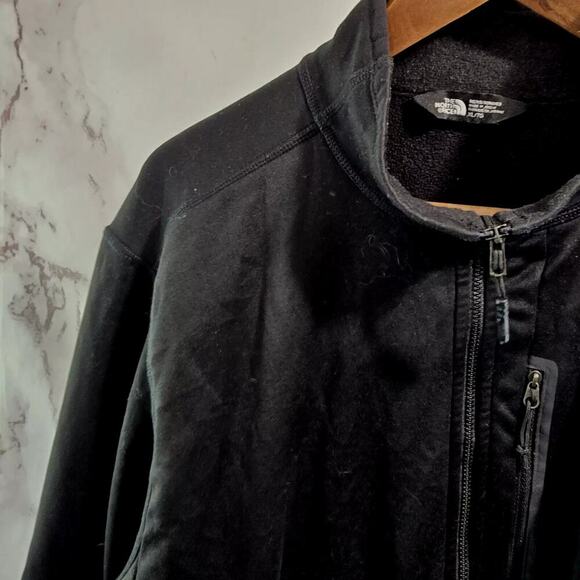 The North Face Jacket Mens XL Black Full Zip Fleece Teletracking Employee - Picture 2 of 11